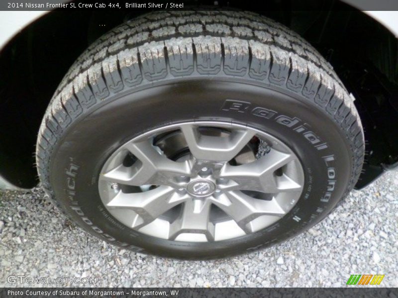 Brilliant Silver / Steel 2014 Nissan Frontier SL Crew Cab 4x4