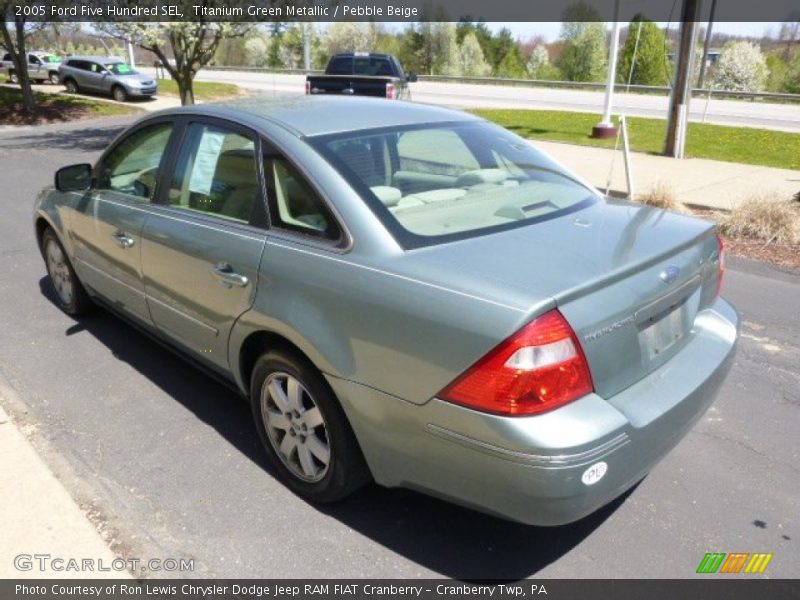 Titanium Green Metallic / Pebble Beige 2005 Ford Five Hundred SEL