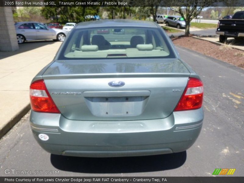 Titanium Green Metallic / Pebble Beige 2005 Ford Five Hundred SEL