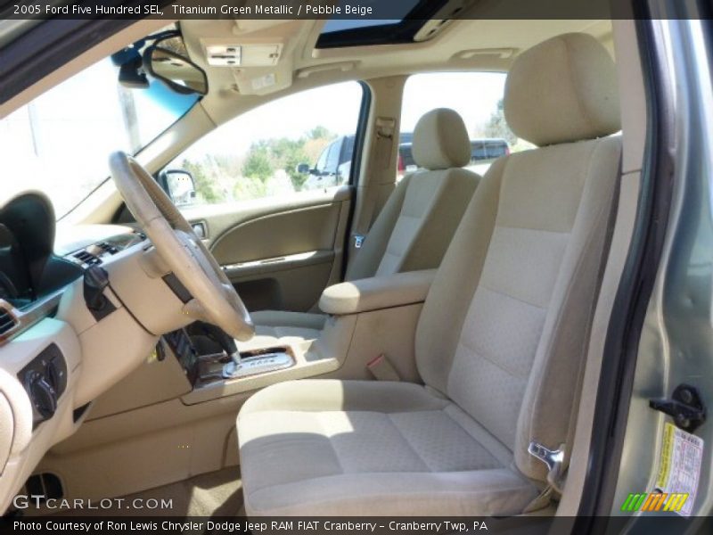 Titanium Green Metallic / Pebble Beige 2005 Ford Five Hundred SEL