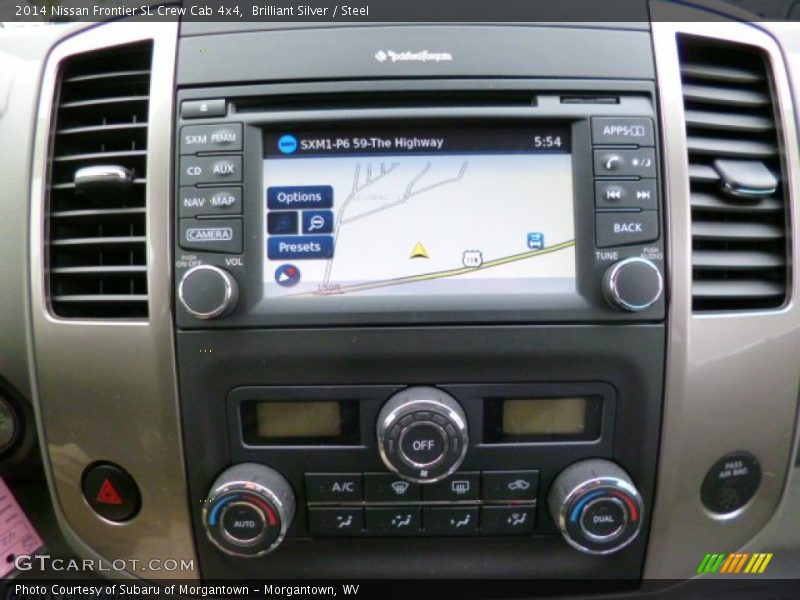 Brilliant Silver / Steel 2014 Nissan Frontier SL Crew Cab 4x4