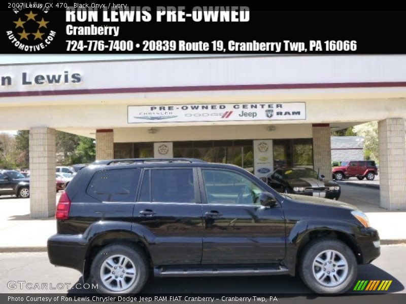 Black Onyx / Ivory 2007 Lexus GX 470