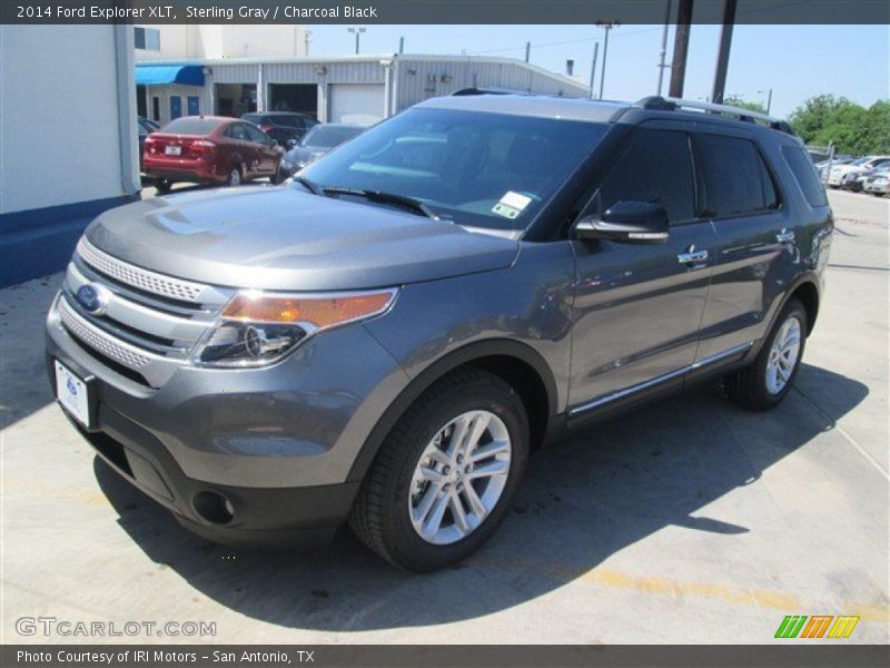 Sterling Gray / Charcoal Black 2014 Ford Explorer XLT