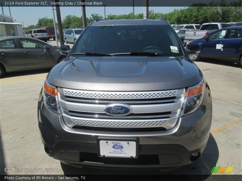 Sterling Gray / Charcoal Black 2014 Ford Explorer XLT