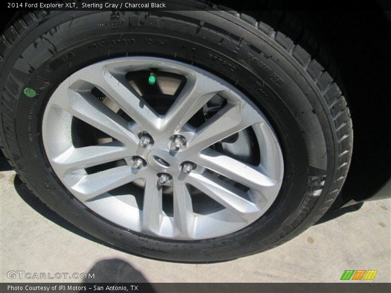 Sterling Gray / Charcoal Black 2014 Ford Explorer XLT
