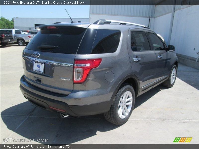 Sterling Gray / Charcoal Black 2014 Ford Explorer XLT