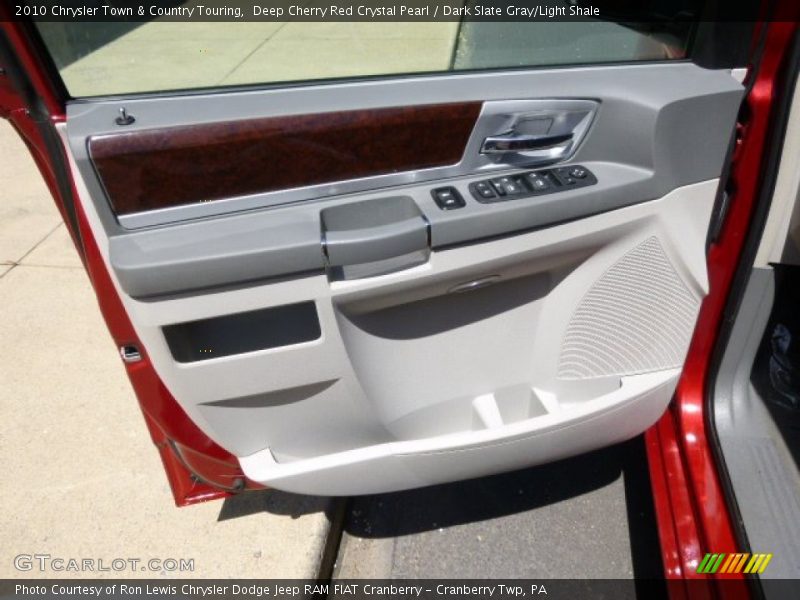 Deep Cherry Red Crystal Pearl / Dark Slate Gray/Light Shale 2010 Chrysler Town & Country Touring