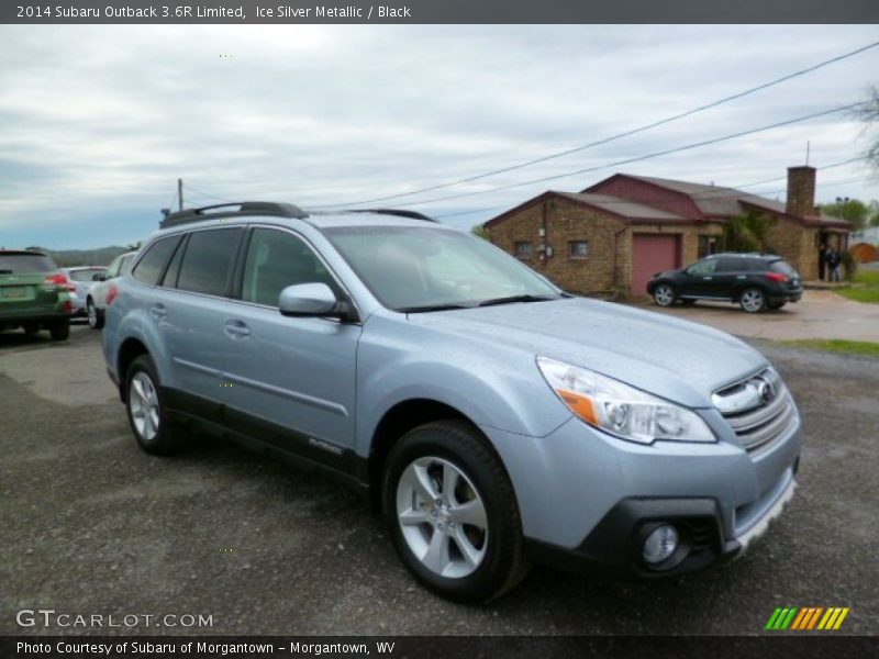 Ice Silver Metallic / Black 2014 Subaru Outback 3.6R Limited