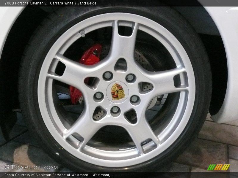 Carrara White / Sand Beige 2008 Porsche Cayman S