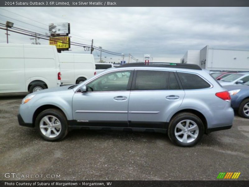 Ice Silver Metallic / Black 2014 Subaru Outback 3.6R Limited