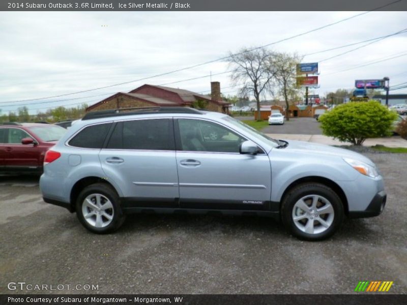 Ice Silver Metallic / Black 2014 Subaru Outback 3.6R Limited