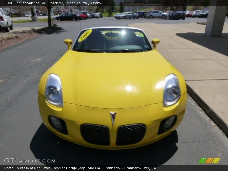 Mean Yellow / Ebony 2008 Pontiac Solstice GXP Roadster