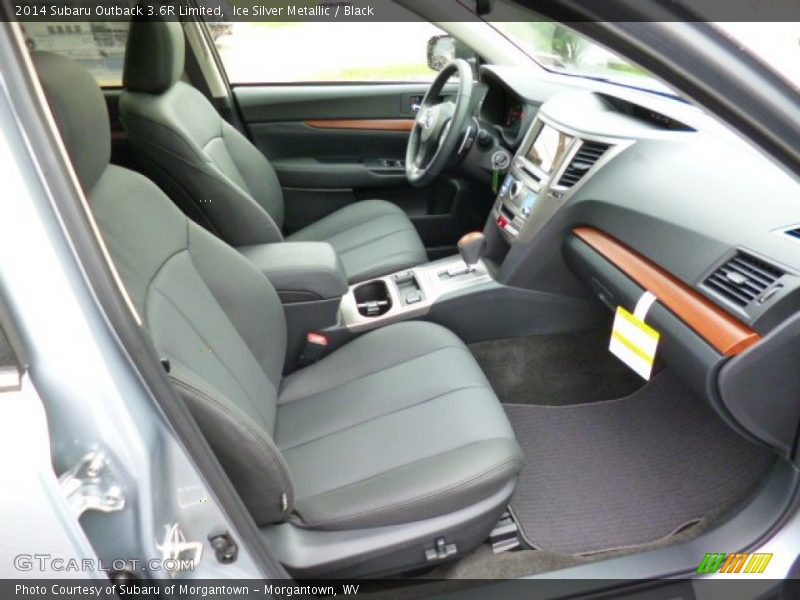 Ice Silver Metallic / Black 2014 Subaru Outback 3.6R Limited