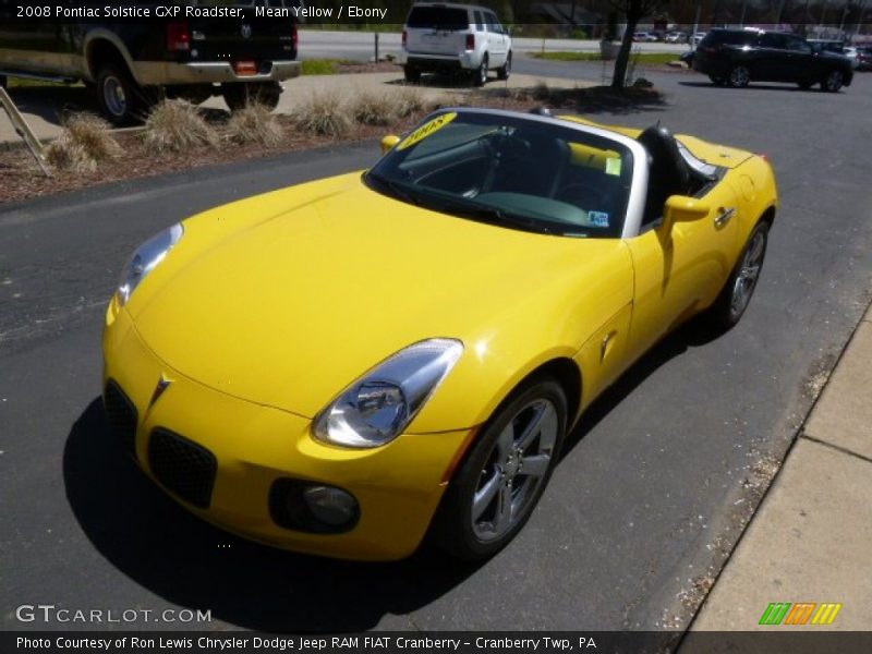 Mean Yellow / Ebony 2008 Pontiac Solstice GXP Roadster