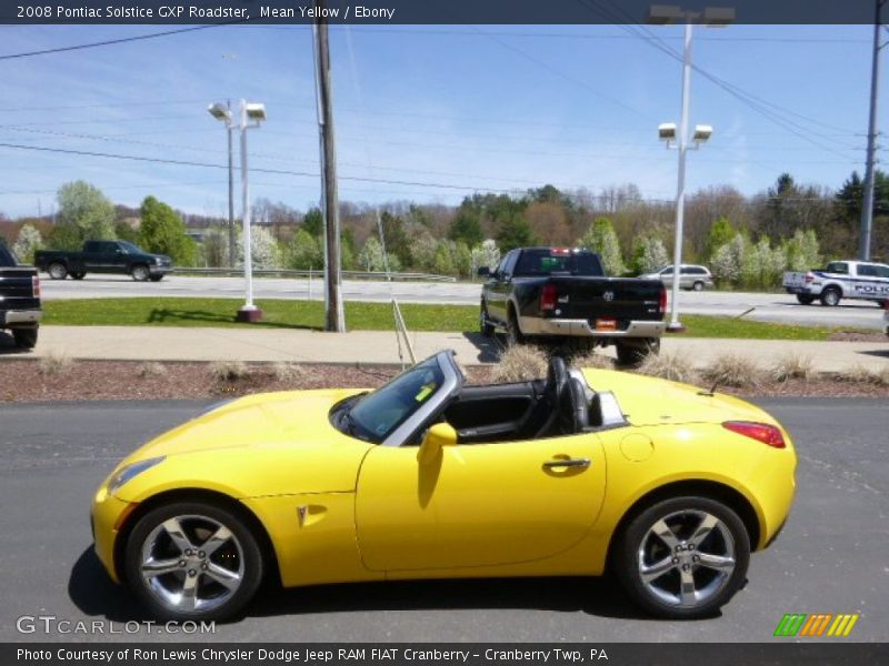 2008 Solstice GXP Roadster Mean Yellow
