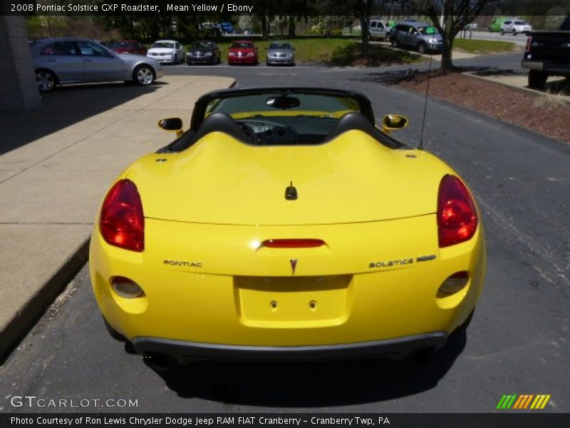 Mean Yellow / Ebony 2008 Pontiac Solstice GXP Roadster