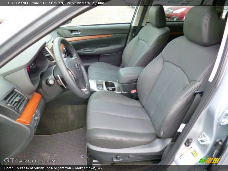 Ice Silver Metallic / Black 2014 Subaru Outback 3.6R Limited