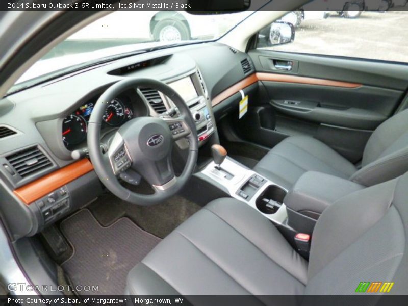Ice Silver Metallic / Black 2014 Subaru Outback 3.6R Limited