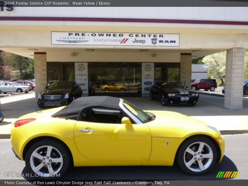 Mean Yellow / Ebony 2008 Pontiac Solstice GXP Roadster
