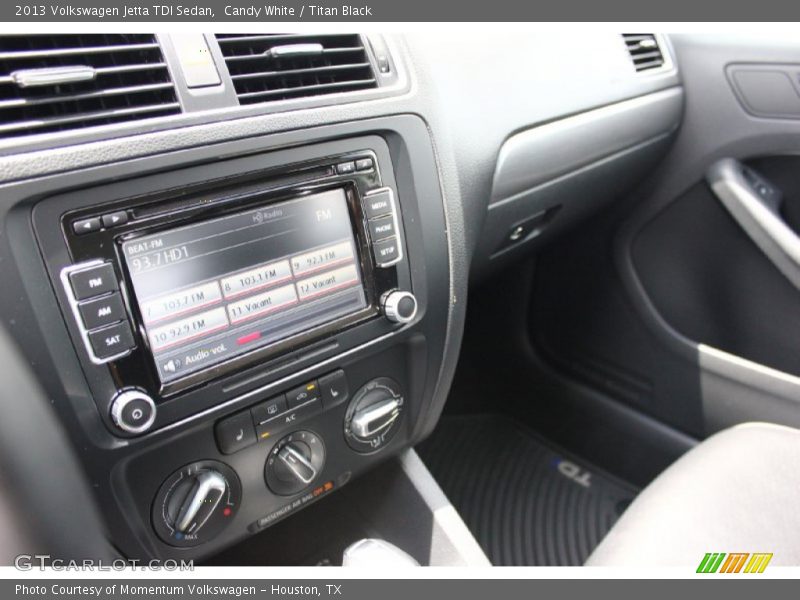 Candy White / Titan Black 2013 Volkswagen Jetta TDI Sedan