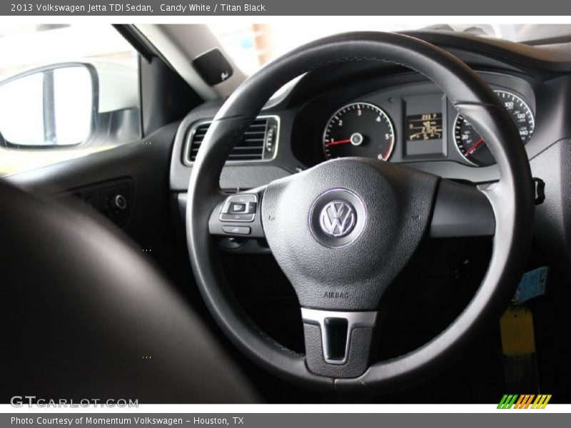 Candy White / Titan Black 2013 Volkswagen Jetta TDI Sedan
