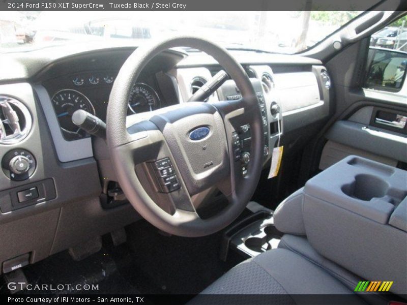 Tuxedo Black / Steel Grey 2014 Ford F150 XLT SuperCrew