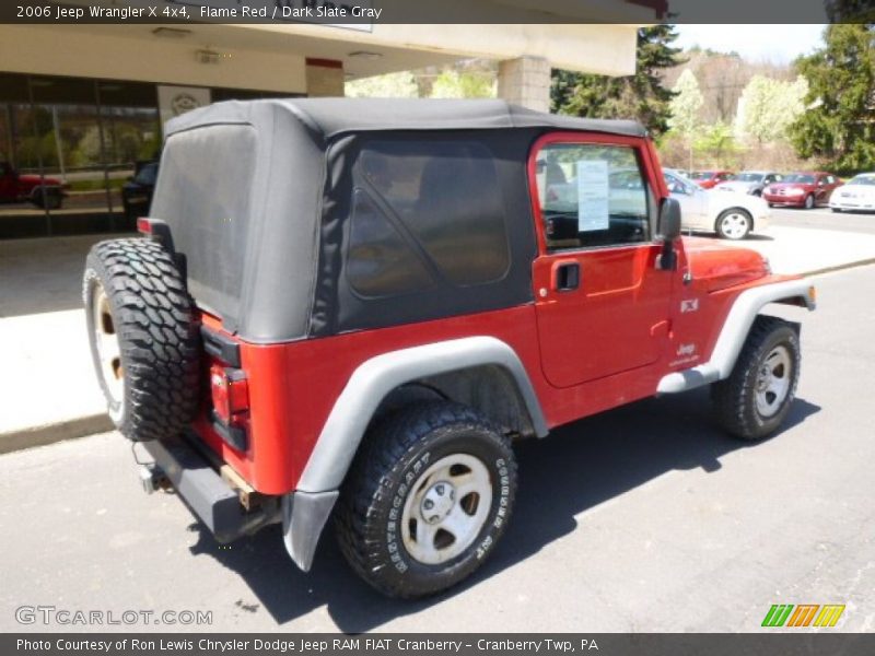 Flame Red / Dark Slate Gray 2006 Jeep Wrangler X 4x4