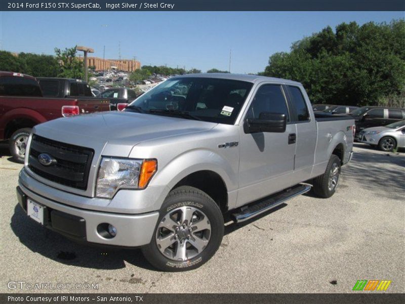 Ingot Silver / Steel Grey 2014 Ford F150 STX SuperCab