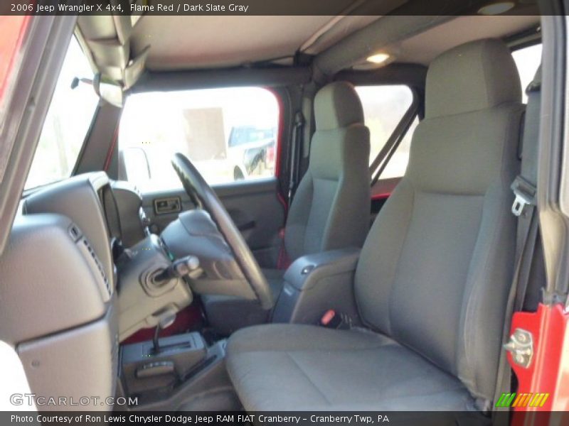 Flame Red / Dark Slate Gray 2006 Jeep Wrangler X 4x4