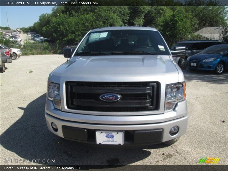 Ingot Silver / Steel Grey 2014 Ford F150 STX SuperCab