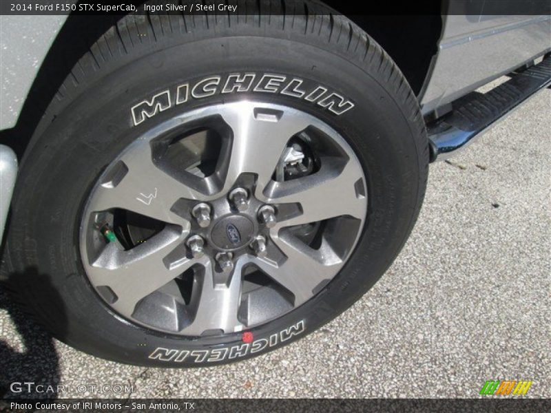 Ingot Silver / Steel Grey 2014 Ford F150 STX SuperCab