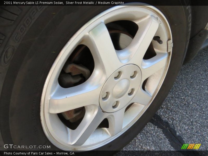 Silver Frost Metallic / Medium Graphite 2001 Mercury Sable LS Premium Sedan