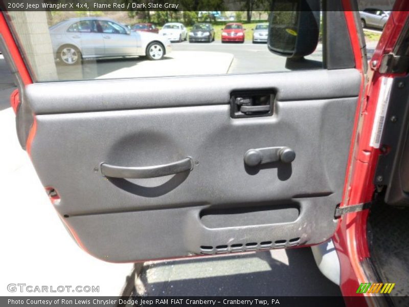 Flame Red / Dark Slate Gray 2006 Jeep Wrangler X 4x4