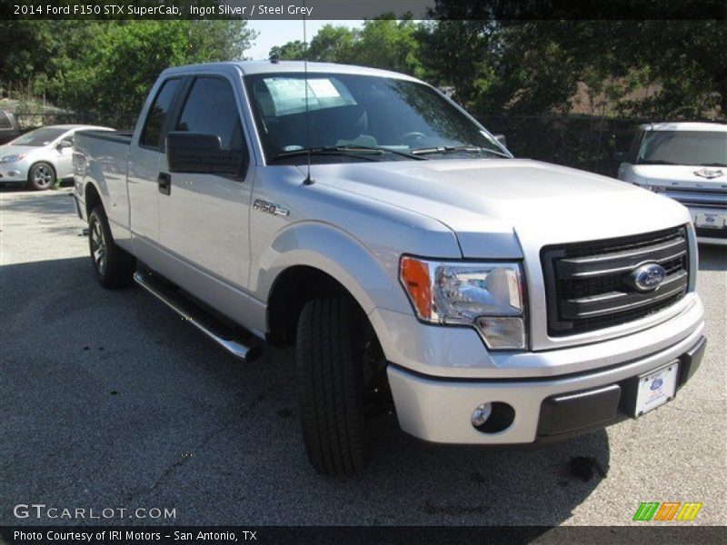 Ingot Silver / Steel Grey 2014 Ford F150 STX SuperCab