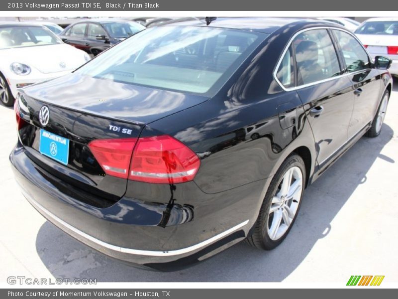 Black / Titan Black 2013 Volkswagen Passat TDI SE