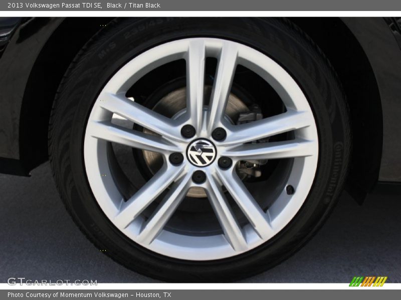 Black / Titan Black 2013 Volkswagen Passat TDI SE