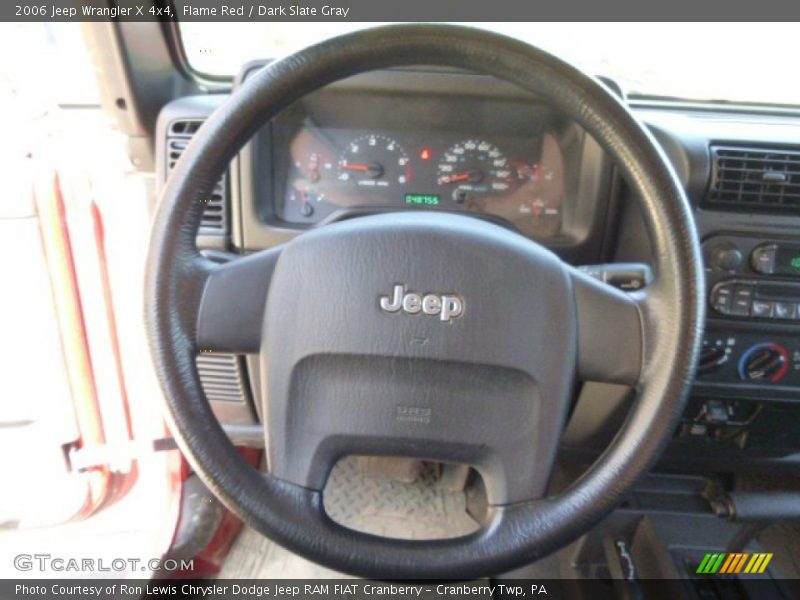 Flame Red / Dark Slate Gray 2006 Jeep Wrangler X 4x4
