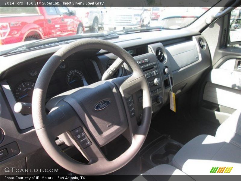 Ingot Silver / Steel Grey 2014 Ford F150 STX SuperCab