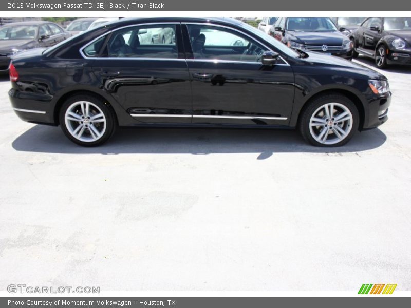 Black / Titan Black 2013 Volkswagen Passat TDI SE