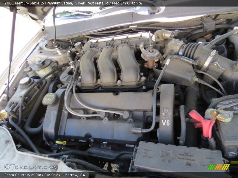 Silver Frost Metallic / Medium Graphite 2001 Mercury Sable LS Premium Sedan