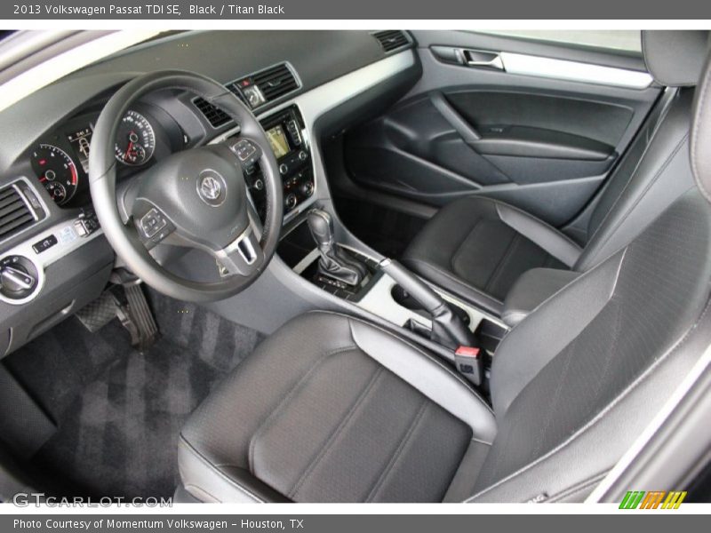 Black / Titan Black 2013 Volkswagen Passat TDI SE
