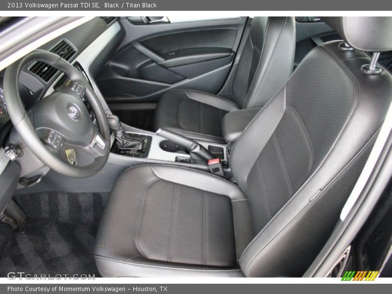 Black / Titan Black 2013 Volkswagen Passat TDI SE