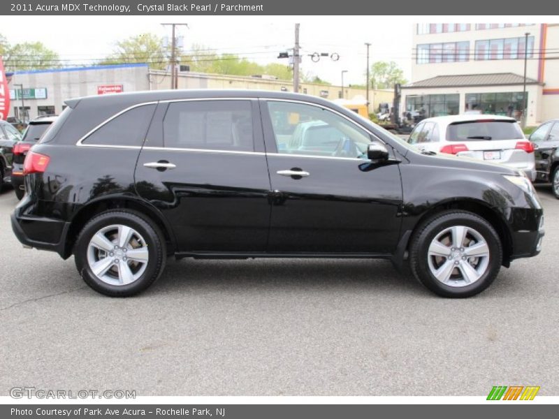 Crystal Black Pearl / Parchment 2011 Acura MDX Technology