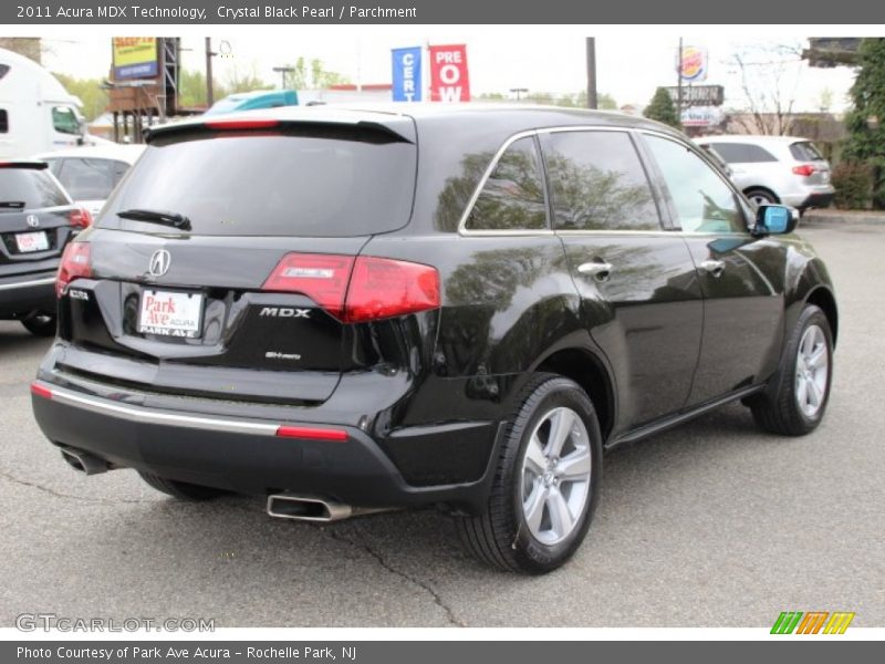 Crystal Black Pearl / Parchment 2011 Acura MDX Technology