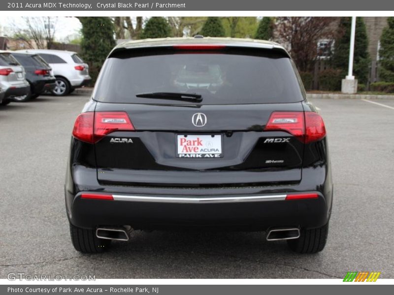 Crystal Black Pearl / Parchment 2011 Acura MDX Technology