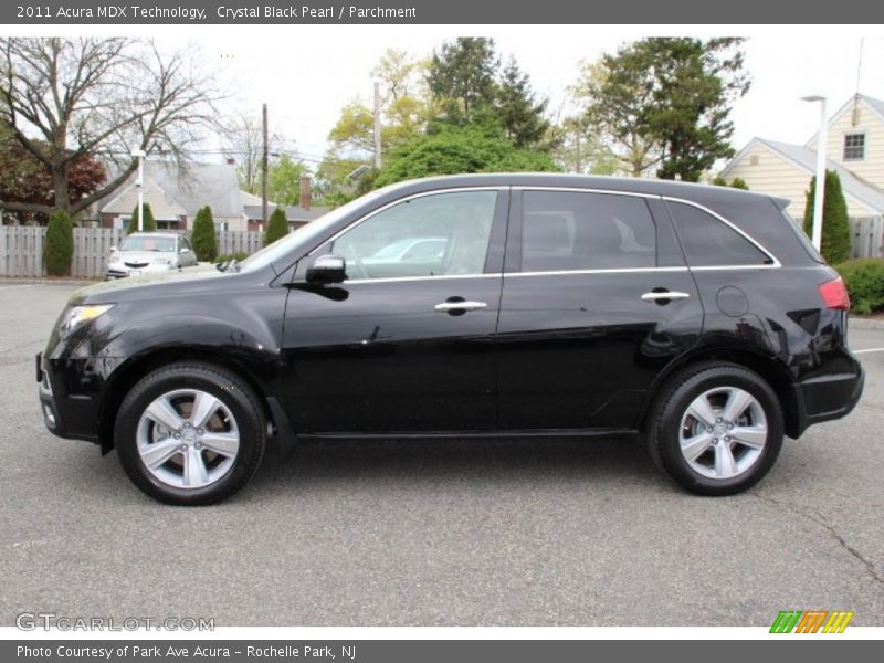 Crystal Black Pearl / Parchment 2011 Acura MDX Technology