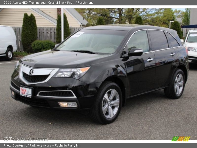 Crystal Black Pearl / Parchment 2011 Acura MDX Technology