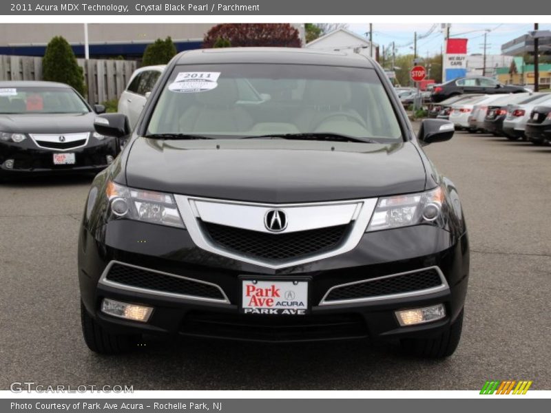Crystal Black Pearl / Parchment 2011 Acura MDX Technology