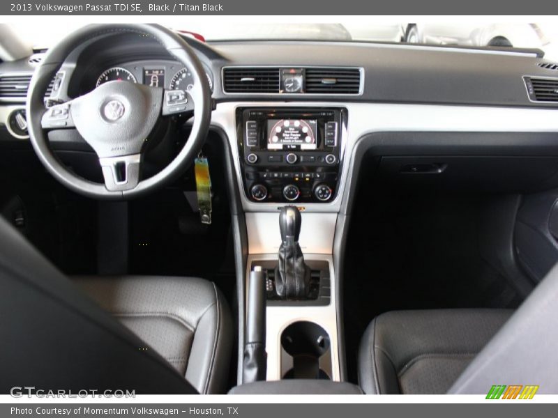 Black / Titan Black 2013 Volkswagen Passat TDI SE