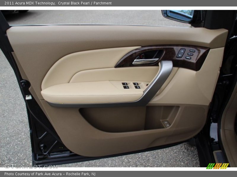 Crystal Black Pearl / Parchment 2011 Acura MDX Technology